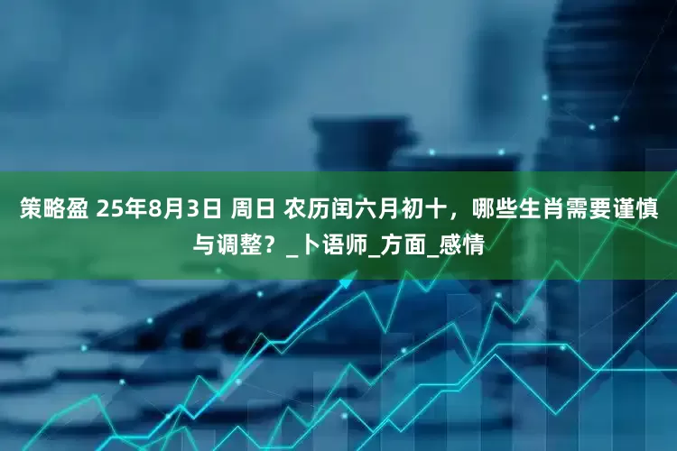 策略盈 25年8月3日 周日 农历闰六月初十，哪些生肖需要谨慎与调整？_卜语师_方面_感情