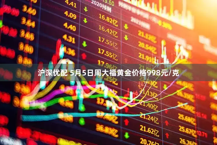 沪深优配 5月5日周大福黄金价格998元/克